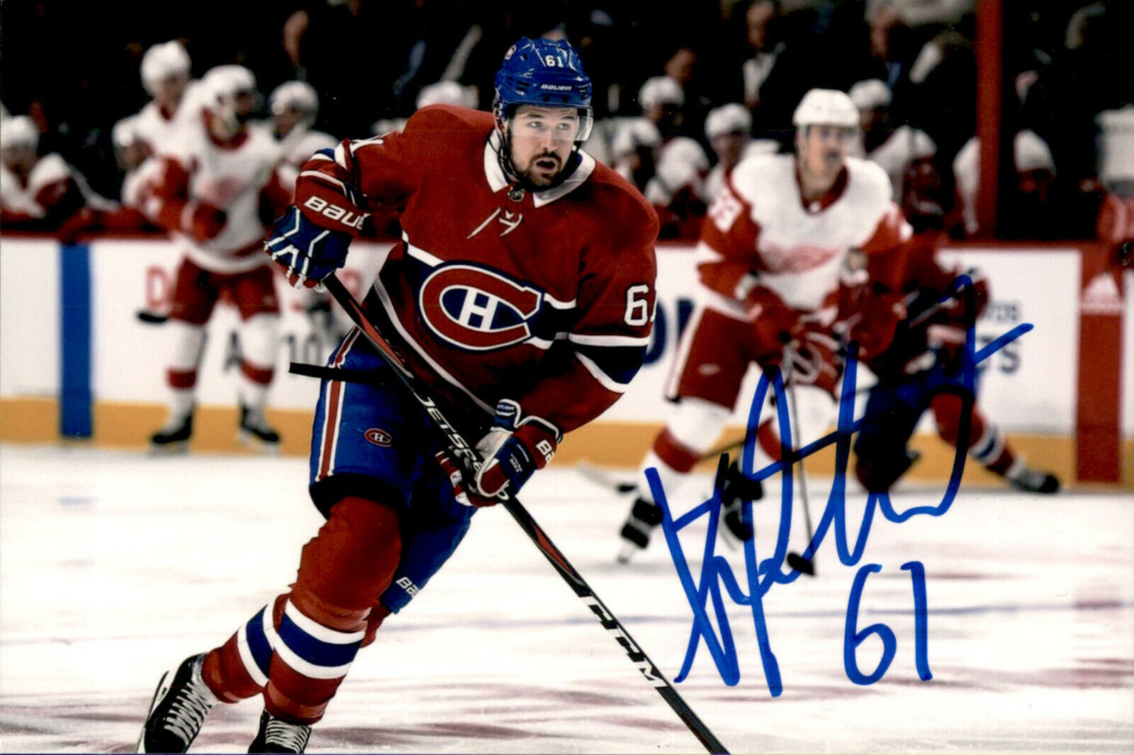 Xavier Ouellet SIGNED autographed 4x6 Photo Poster painting MONTREAL CANADIENS #3