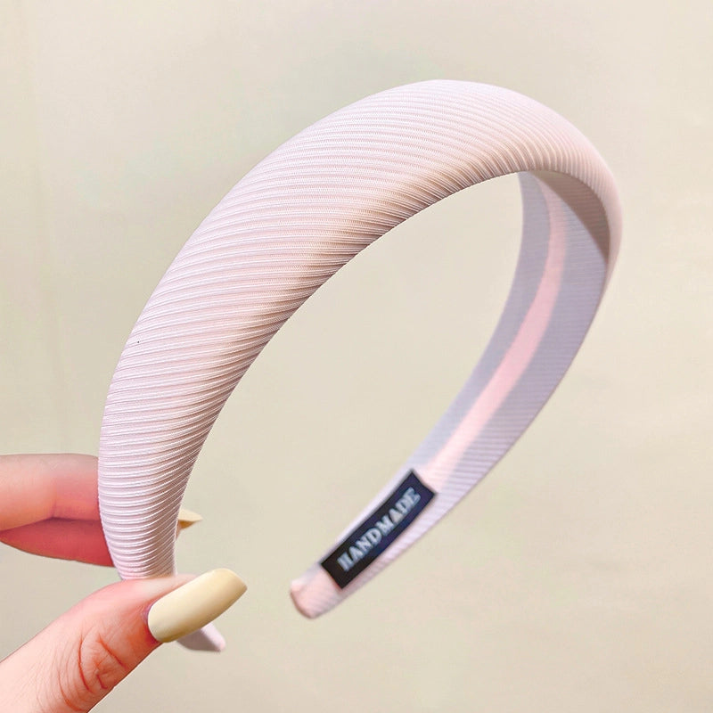 Korean Style Solid Macaroon Color Sponge Headband