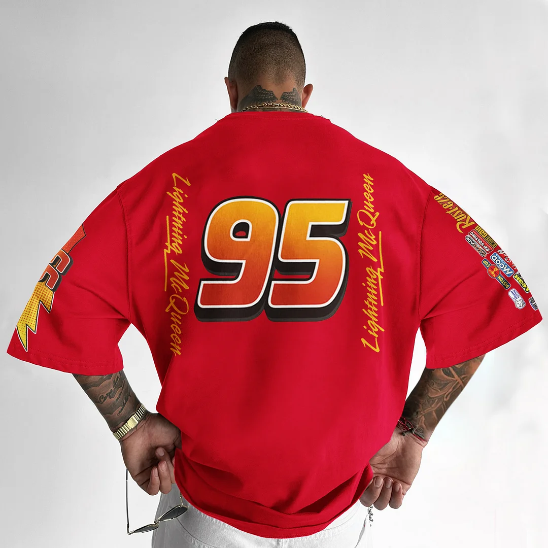 Oversize SUDADERA DEL RAYO MCQUEEN T-shirt-barclient