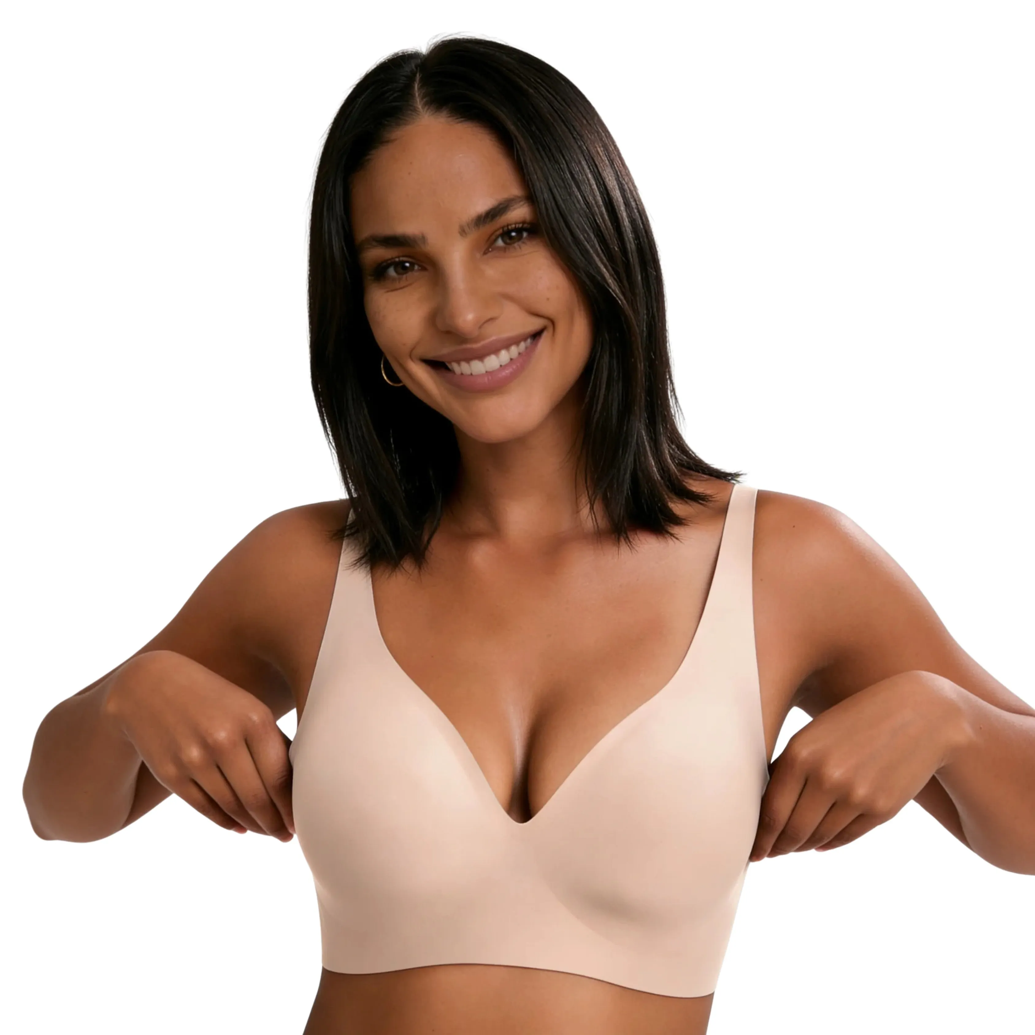 Women's Seamless Second-Skin Bra &ndash; Wireless Everyday Comfort