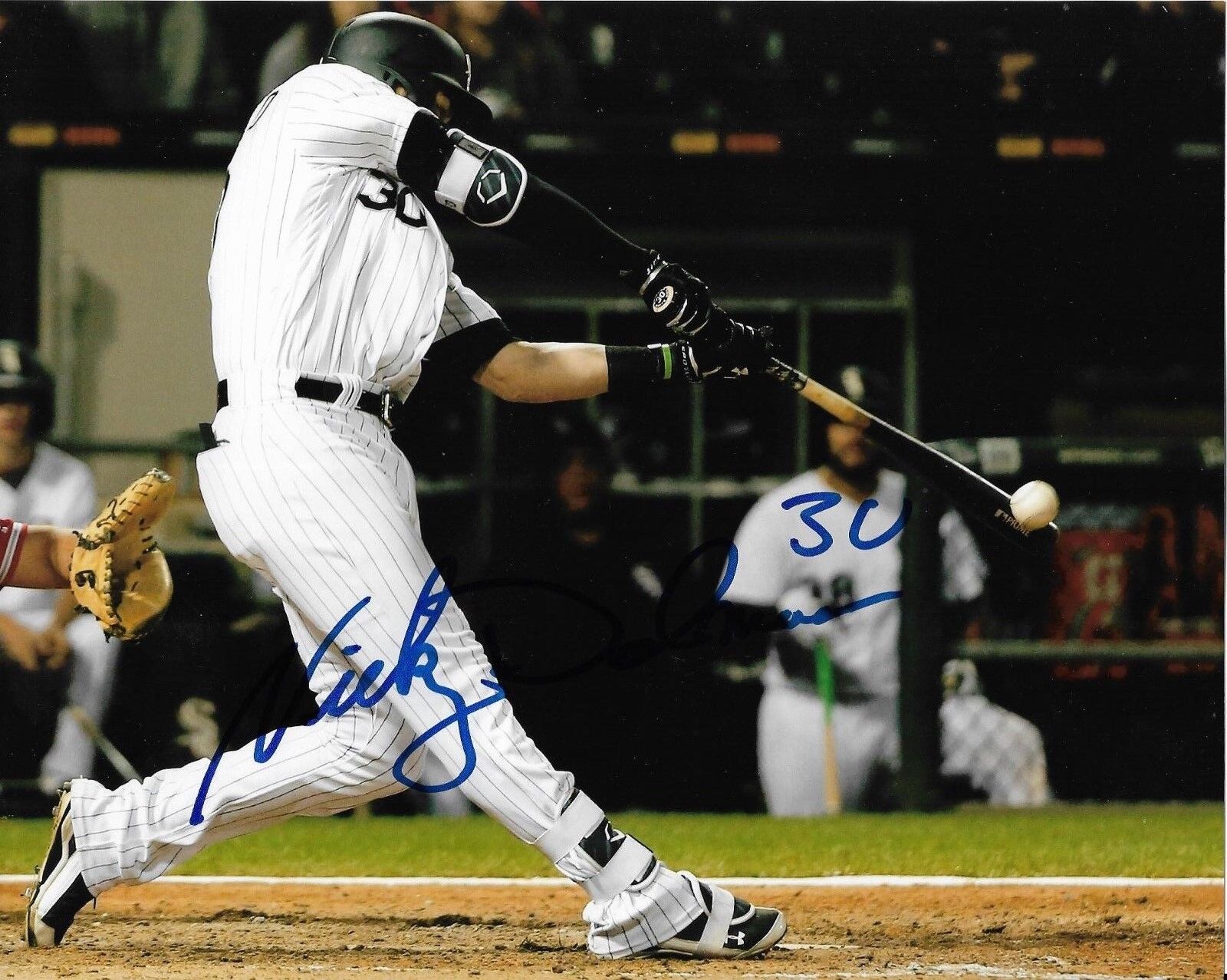 NICKY DELMONICO signed autographed CHICAGO WHITE SOX 8X10 Photo Poster painting w/COA