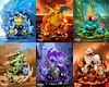 Evolution of Charizard Family - Pokemon Resin Statue - PPAP Studios [In Stock]
