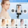 B&acirc;ton de selfie 6 en 1 avec lumi&egrave;re d'appoint