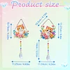 2pcs Flower Cat Diamond Painting Double-sided Crystal Window Suncatcher Craft Set Birthday Gifts Home Garden Decor Hanging Kit