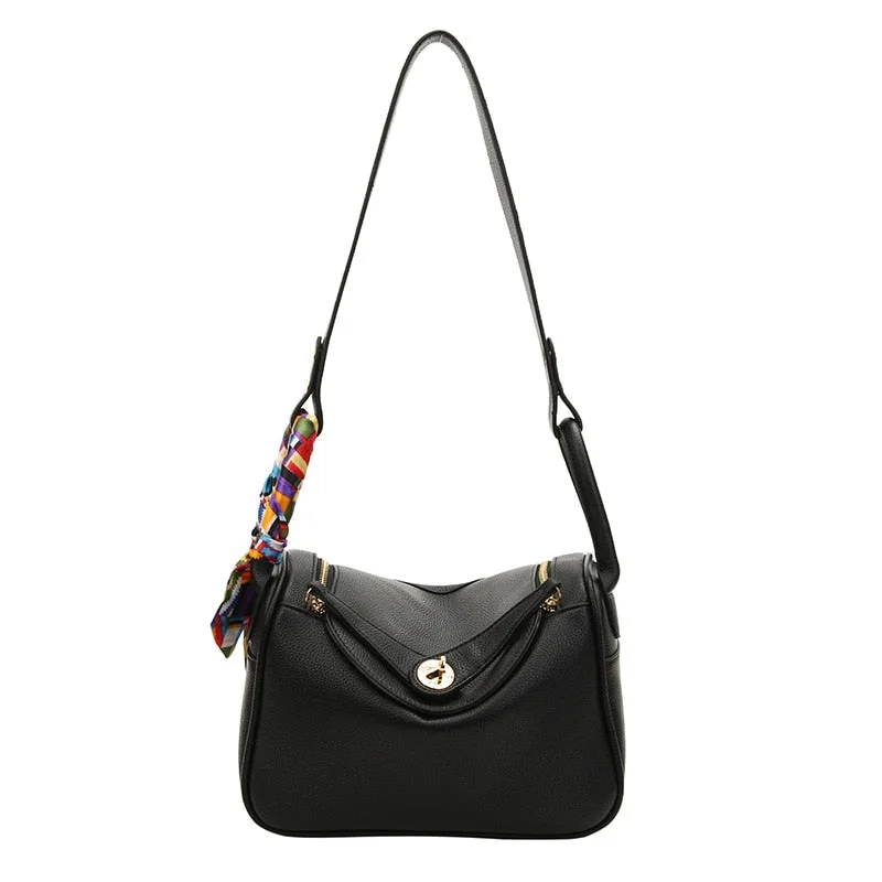 Casual Women Pu Leather Handbags Saddle Bag High Quality Ladies Small Shoulder Messenger Bags Designer Female Crossbody Bag New