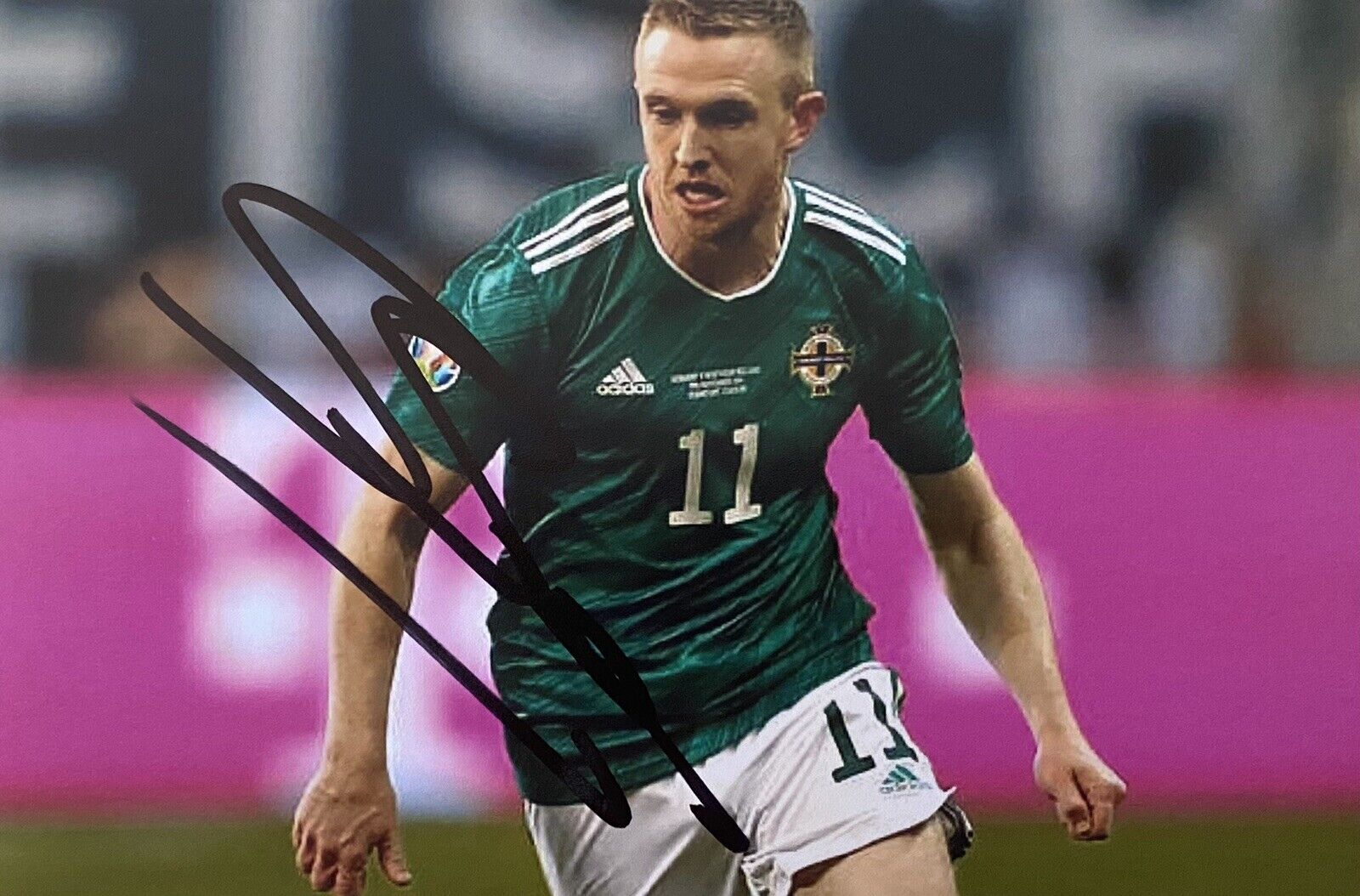 Shane Ferguson Genuine Hand Signed Northern Ireland 6X4 Photo Poster painting