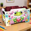 5D diy Diamond Painting Kunst dekorative Aufbewahrungsbox Holz Lagerung Clutch (Frosch)