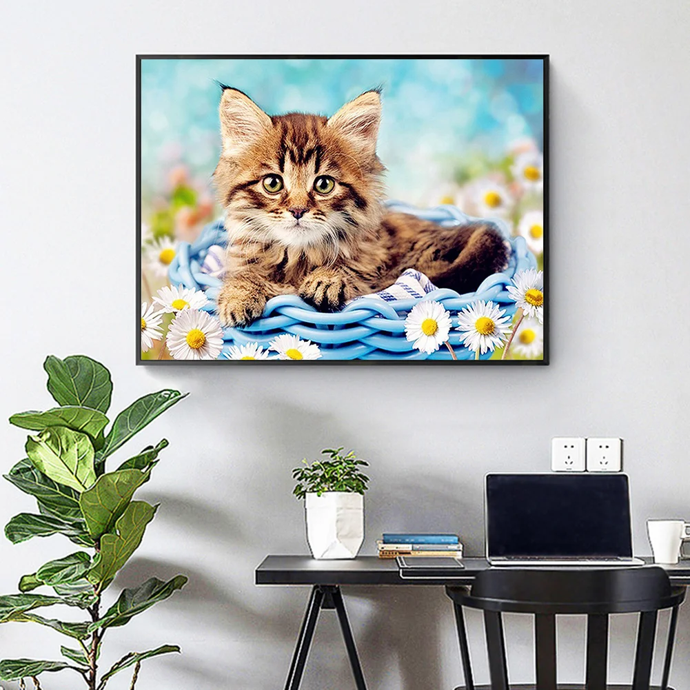 Diamond Painting - Full Square Drill - Cat(20*30 - 50*70cm)