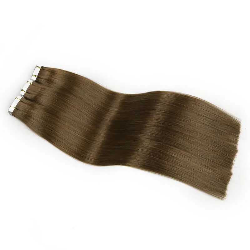 Tape In Hair Extension #4 Chocolate Brown 40pcs 100Gram Per Pack 