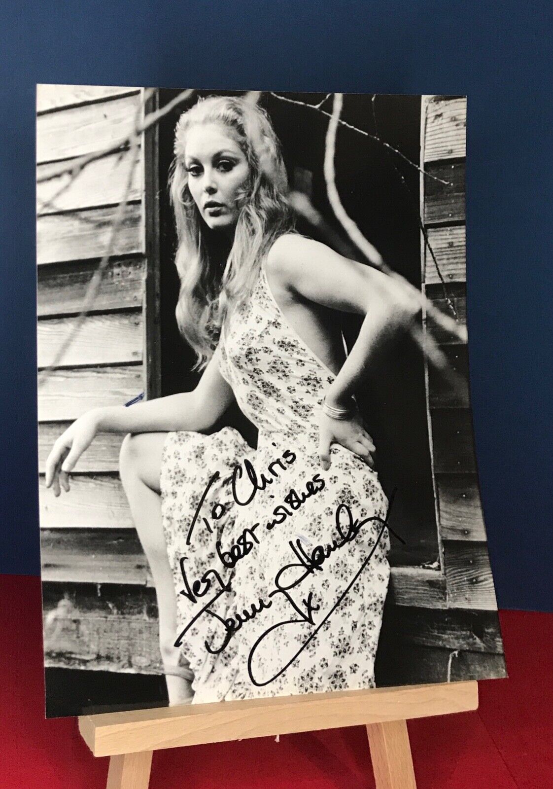 JENNY HANLEY James Bond 007 OHMSS Genuine Authentic Signed 10x8 Photo Poster painting UACC COA