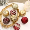 16PCS Creative Painting 8CM Decor Balls for Christmas Tree