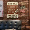 Tool Rules - Metal Tin Signs(8*12Inch/12*16Inch) - Garage