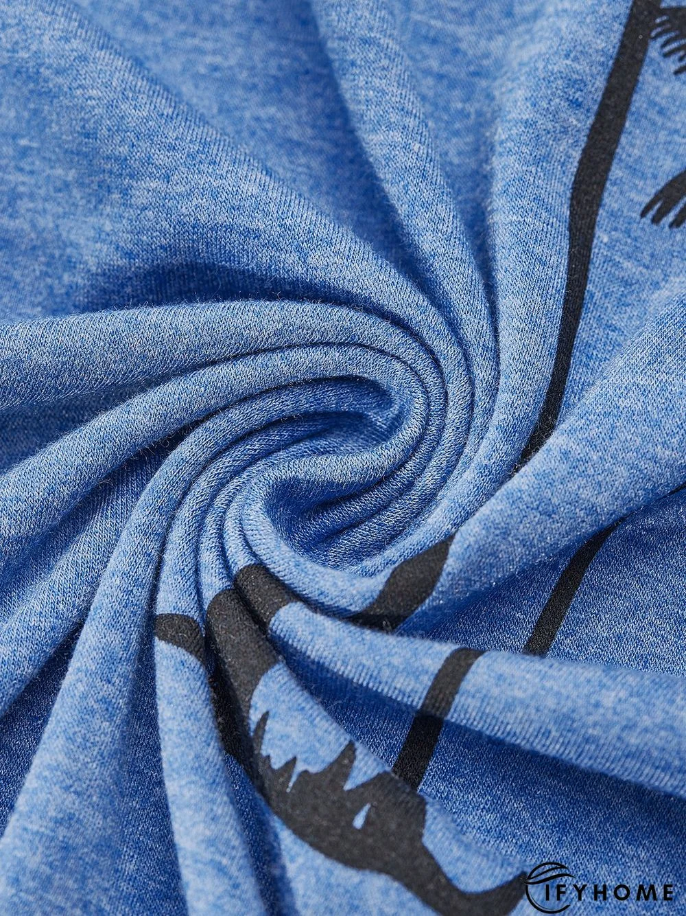 Crew Neck Loose Jersey Casual Tops | IFYHOME