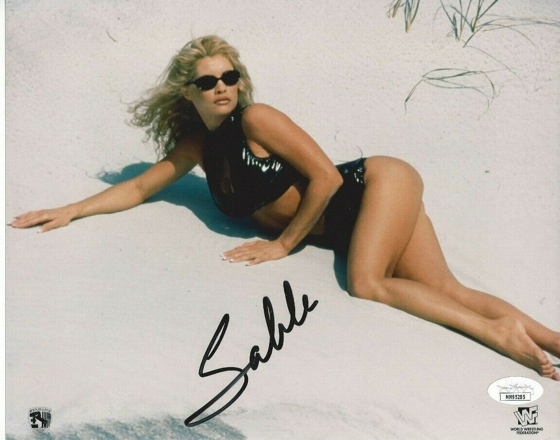 Sable Autographed 8x10 WWF WWE Hot Sexy Bikini JSAC202