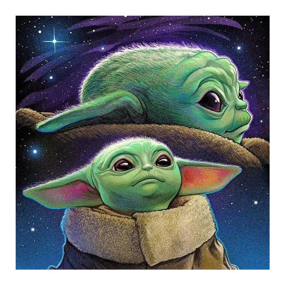 

Yoda - Square Drill Diamond Painting 30*30CM, Square diamond 30*30cm, 501 Original