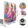 (Pre-Framed)Beauty-Special Shape Diamond Painting Kit(25x25cm)