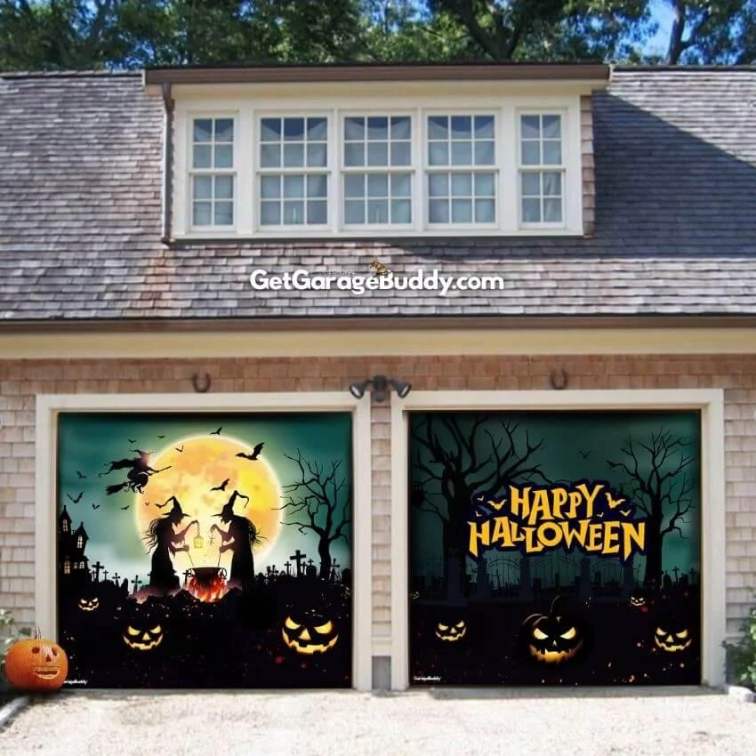 GarageBuddy Halloween Garage Door Covers