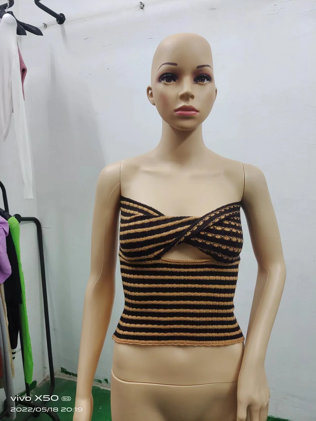 Toloer Toloer And Summer 2024 Sweater Hot Style Women's Sexy Striped Sweater Knit Strap Wipe-Outfit Ideas