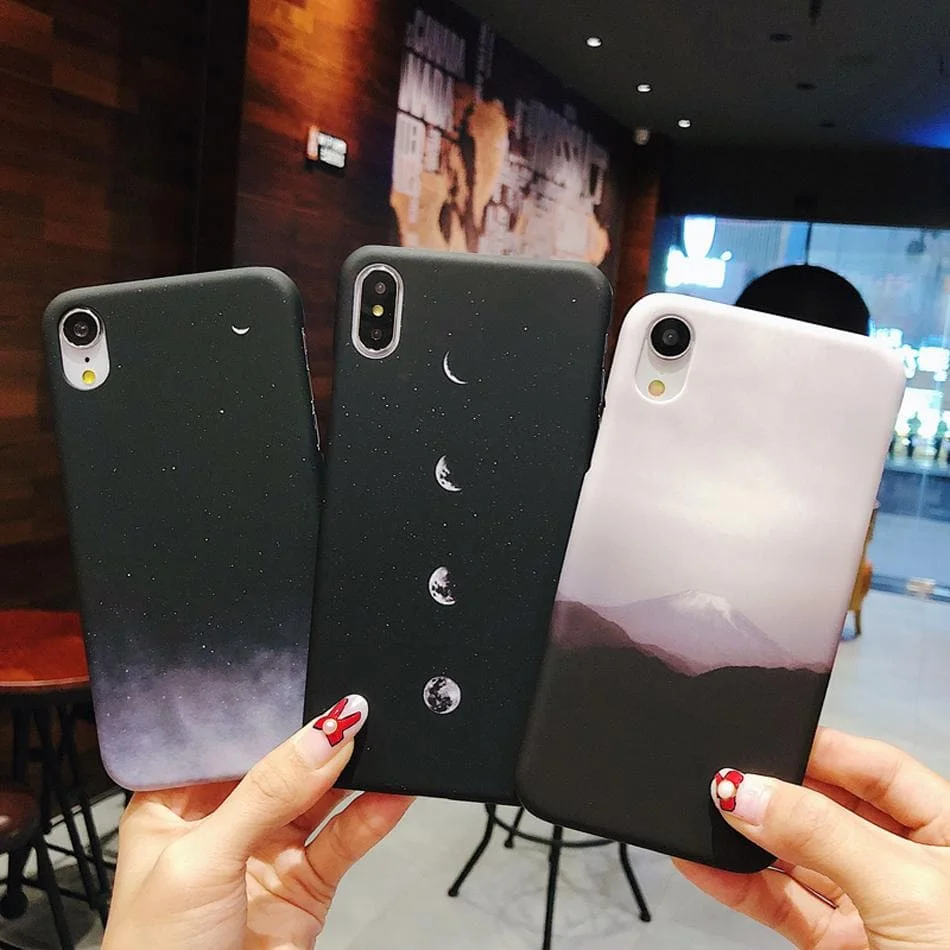 Starry Sky Space Moons Volcano Phone Case SP15080