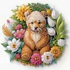 Diamond Painting-DIY Crystal Rhinestone Simple Unhappy Bear(40x40cm)