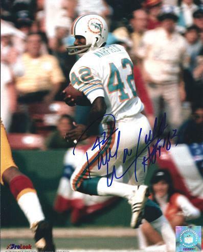 Paul Warfield Signed Autographed Miami Dolphins 8x10 inch Photo Poster painting -- Hall of Famer