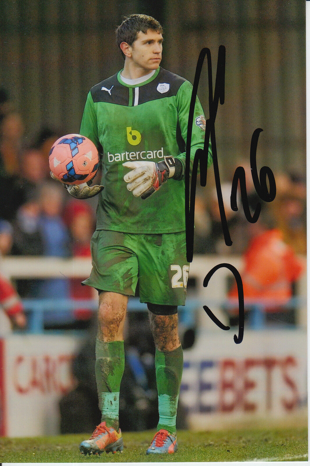 SHEFFIELD WEDNESDAY HAND SIGNED DAMIAN MARTINEZ 6X4 Photo Poster painting 1.