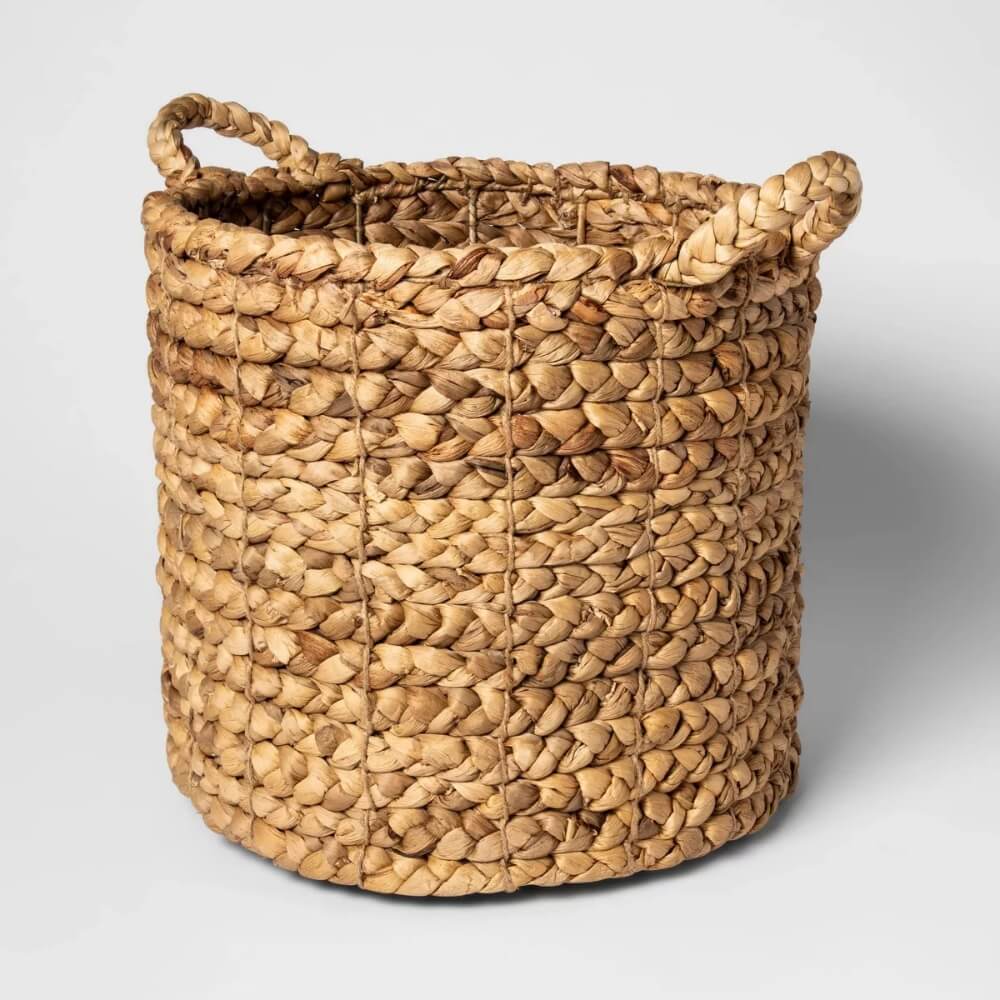 13.5" x 14.5" Woven Decorative Basket (2 PCS)