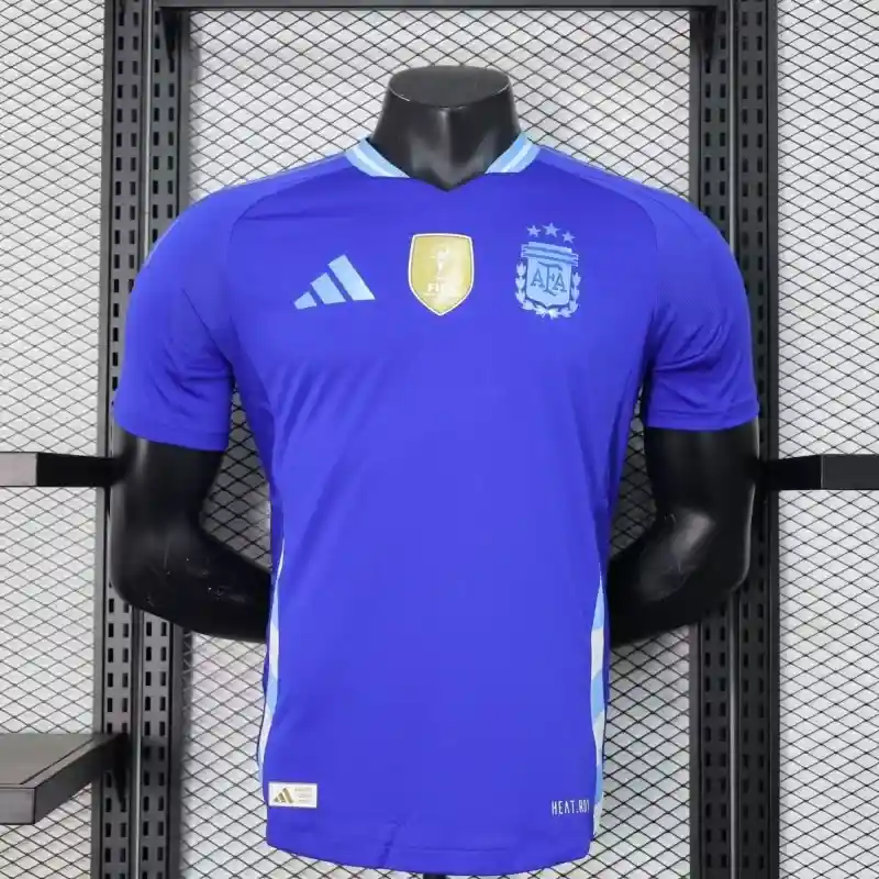 2024 Player Version Argentina Soccer Jersey Away
