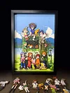 3D Beech Wood Magnetic Decorative Paint of All Character of Digimon - Digimon Decorative Painting - Mystical Art Studios