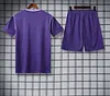 2025/2026 Real Madrid Pre-Match Training Purple Shirt+Shorts 1:1 Thai Quality