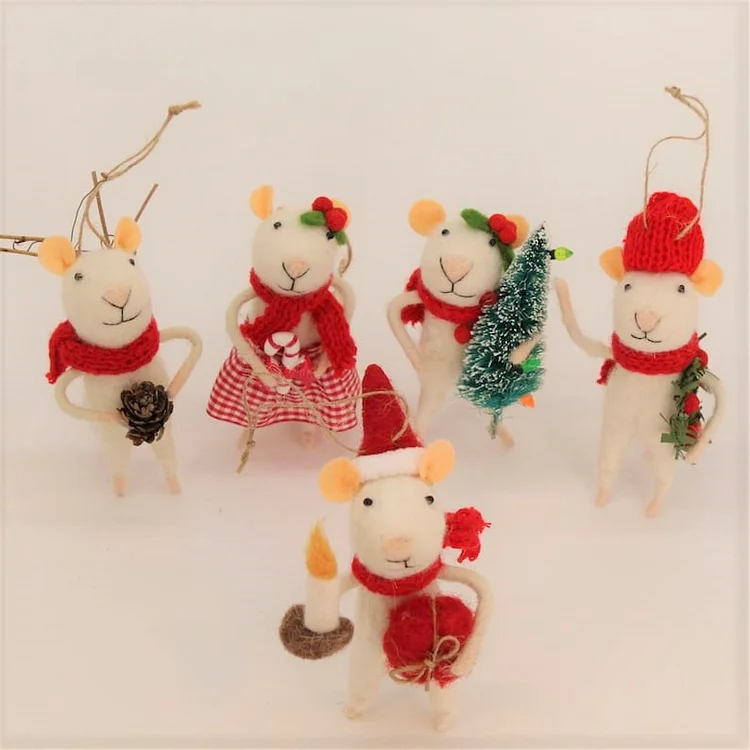 Christmas Party - 5 pc set -Hanging ornaments