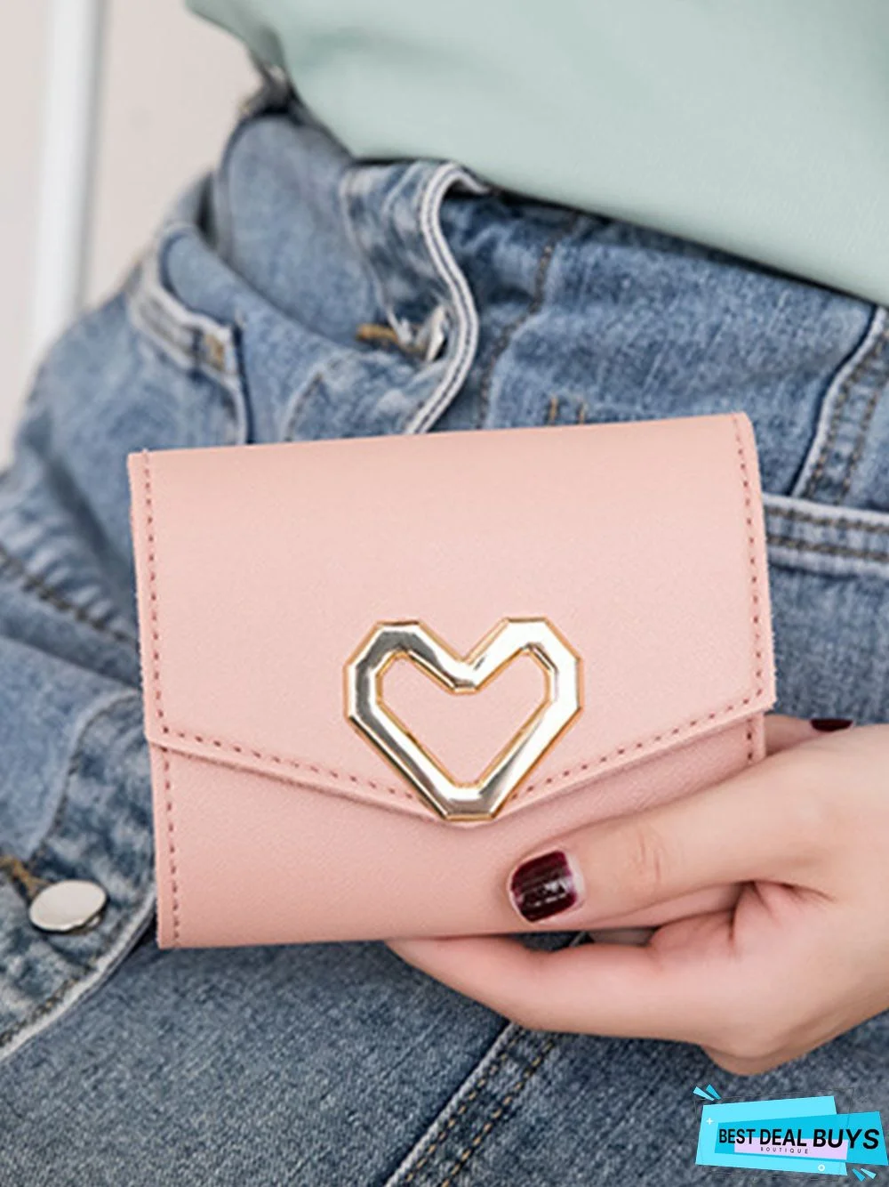 Valentine's Day Heart Multi-Layered Card Holder Wallet