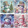 (Multi-Style) Snowman-11CT Stamped Cross Stitch 40*40cm/15.75*15.75in