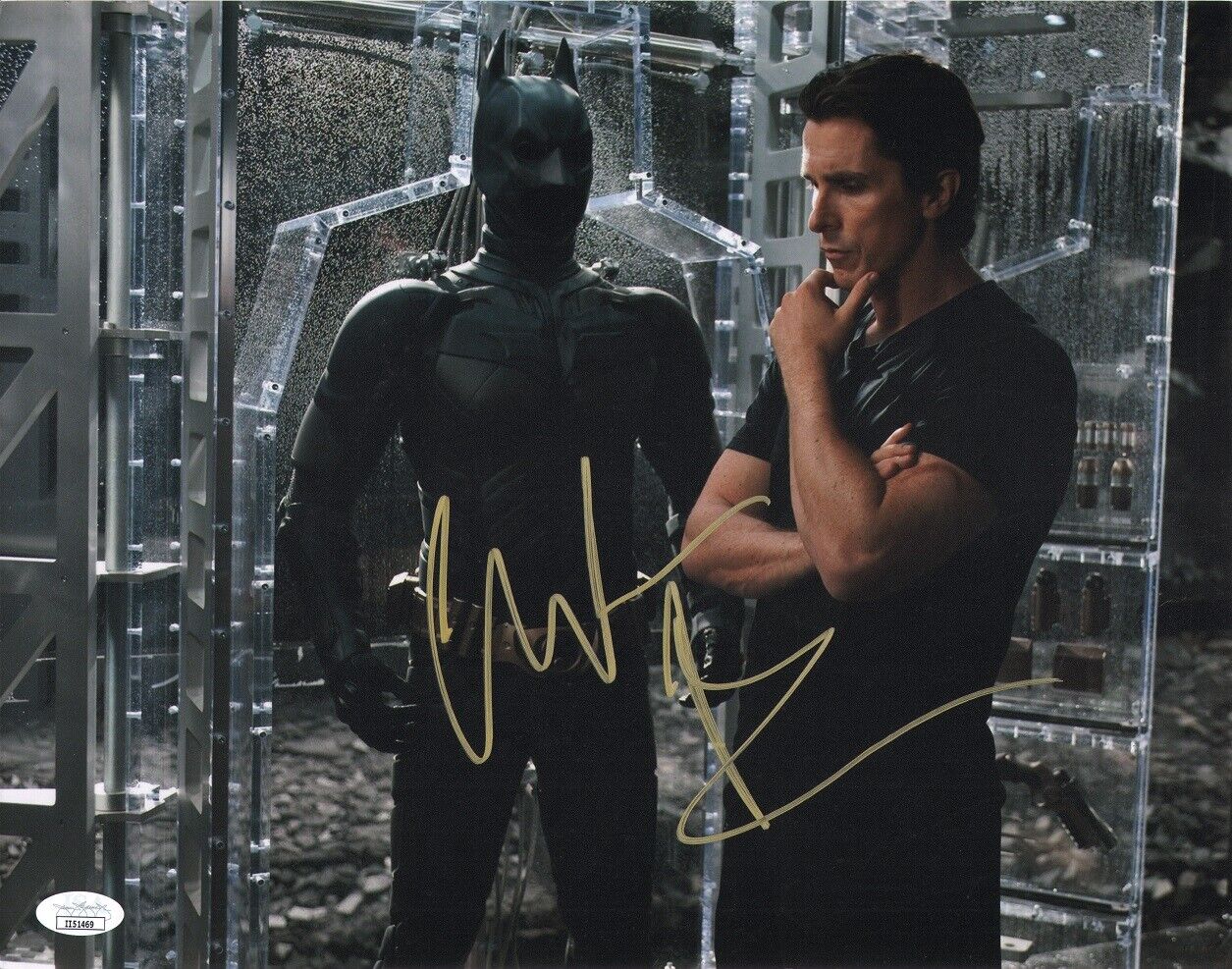 CHRISTIAN BALE Authentic Hand-Signed BATMAN DARK KNIGHT