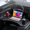 Foldable Steering Wheel Table Laptop Stand Table Holder for Food Dining Reading