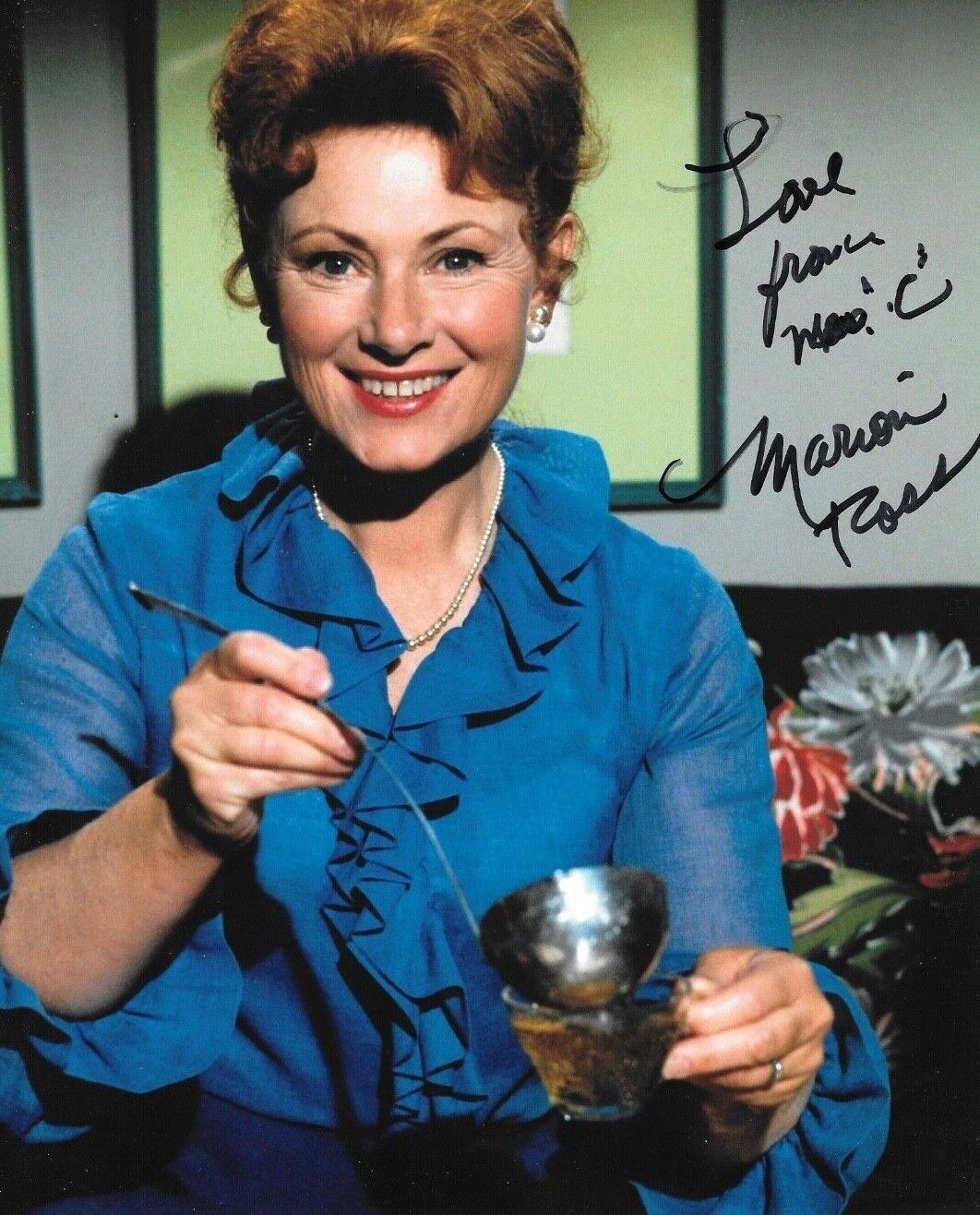 * MARION ROSS * signed 8x10 Photo Poster painting * HAPPY DAYS * MRS. CUNNINGHAM * COA * 2