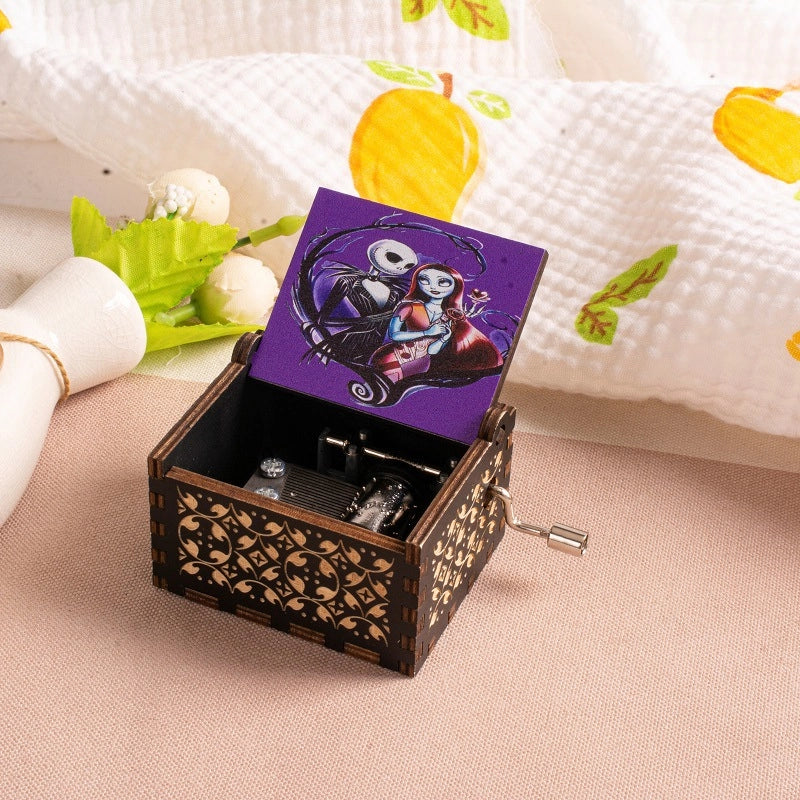 Halloween Vintage Style Pumpkin Letter Cat Wood