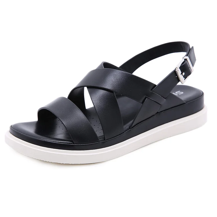 Adorn Slingback Comfy Flat Sandals Radinnoo.com