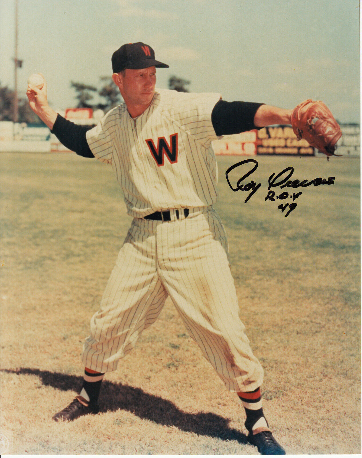 Roy Sievers #2 8x10 Signed Washington Senators 033119