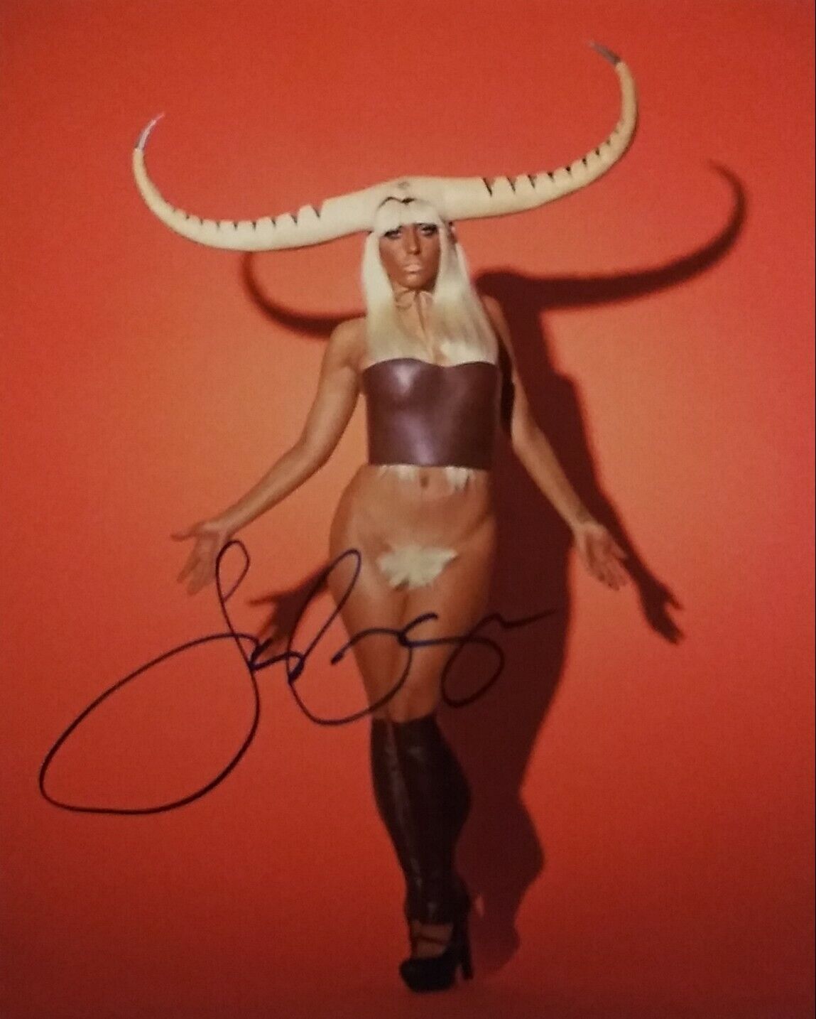 Lady Gaga Signed 8 x 10