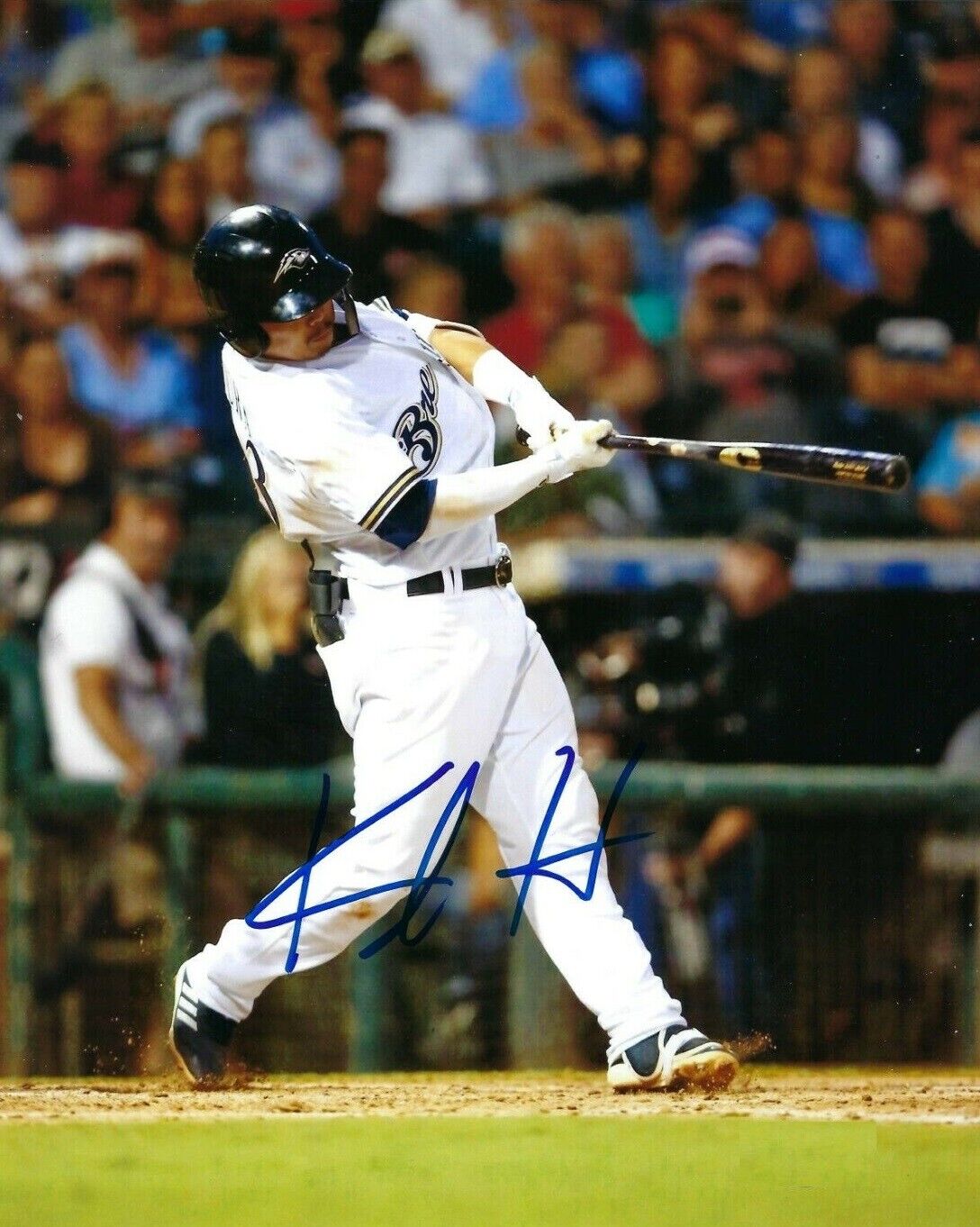 Keston Hiura Autographed Signed 8x10 Photo Poster painting ( Brewers ) REPRINT