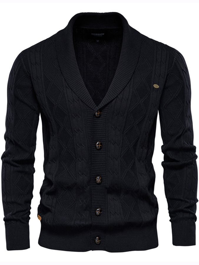Men's Knitted Cardigan