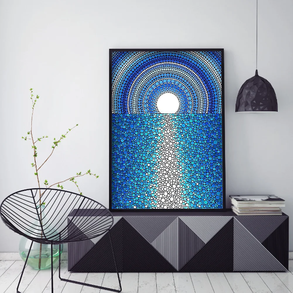 Diamond Painting - Full Crystal Rhinestone - Sea Surface(30*40cm)