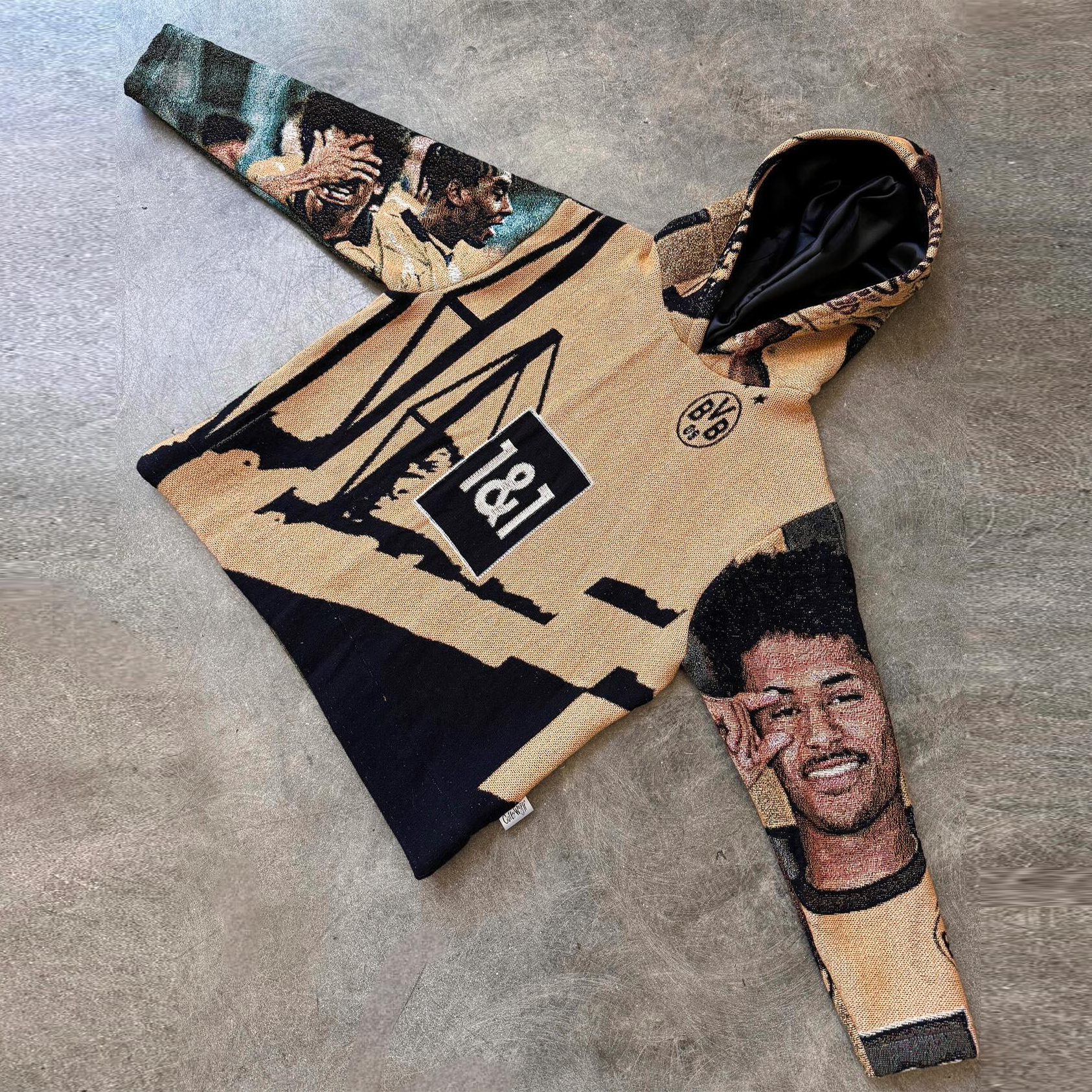 Vintage Character Tapestry Hoodie