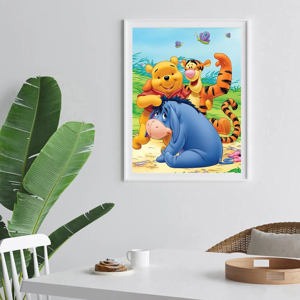 Diamond Painting - Full Round Drill - Winnie the Pooh(30*40cm)
