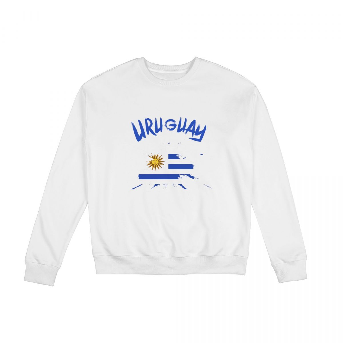 Uruguay Ink Spatter Crew Neck Sweatshirt