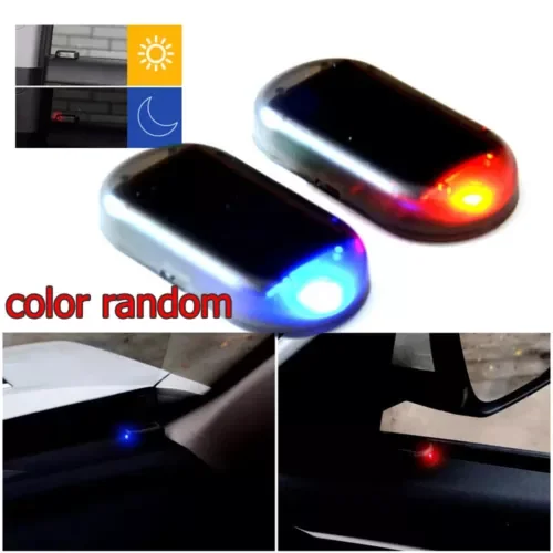 Dronehint 1pc Fake Solar Car Alarm Light Led Warn Security System Theft Flash Car Parts (For: GMC) Parts