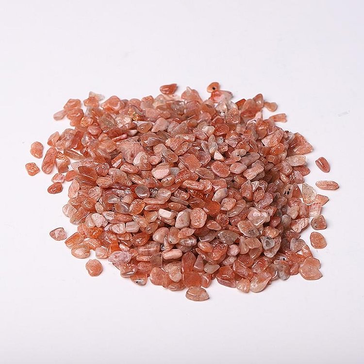 0.1kg Different Size Natural Golden Strawberry Quartz Chips Crystal Chips for Decoration