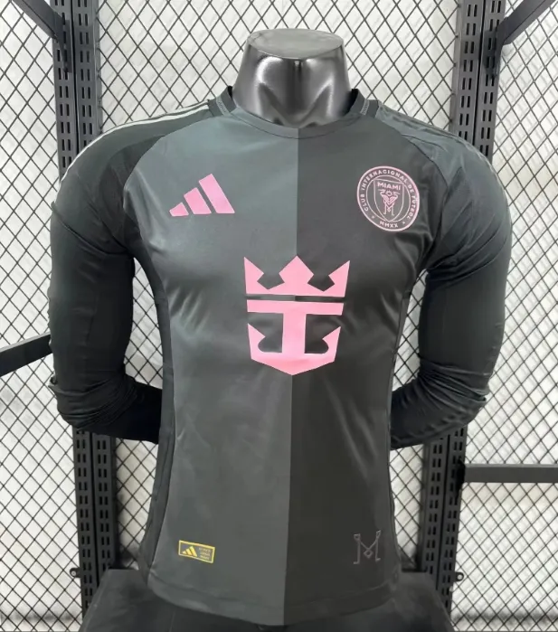 2526 New Season Miami Away Long Sleeve Jersey Player Edition