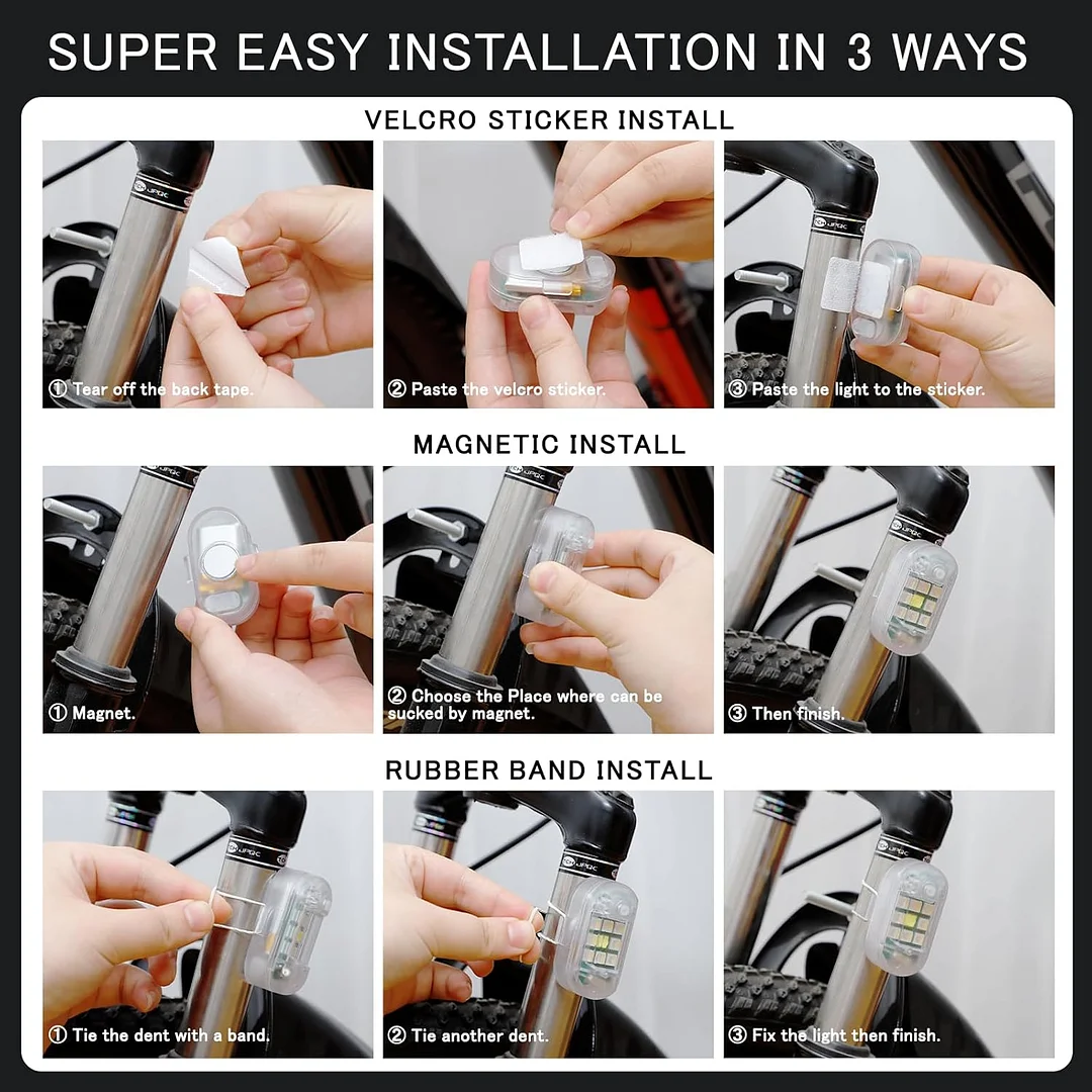 Wireless Remote Control Anti-Collision LED Strobe Light Kit